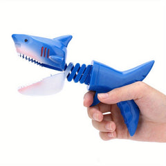 Shark Prank Toy Telescopic Spring Hand Clip Bite Fun