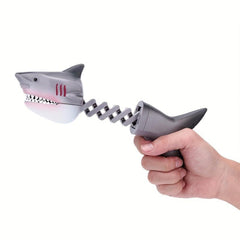 Shark Prank Toy Telescopic Spring Hand Clip Bite Fun