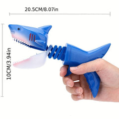 Shark Prank Toy Telescopic Spring Hand Clip Bite Fun