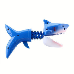 Shark Prank Toy Telescopic Spring Hand Clip Bite Fun