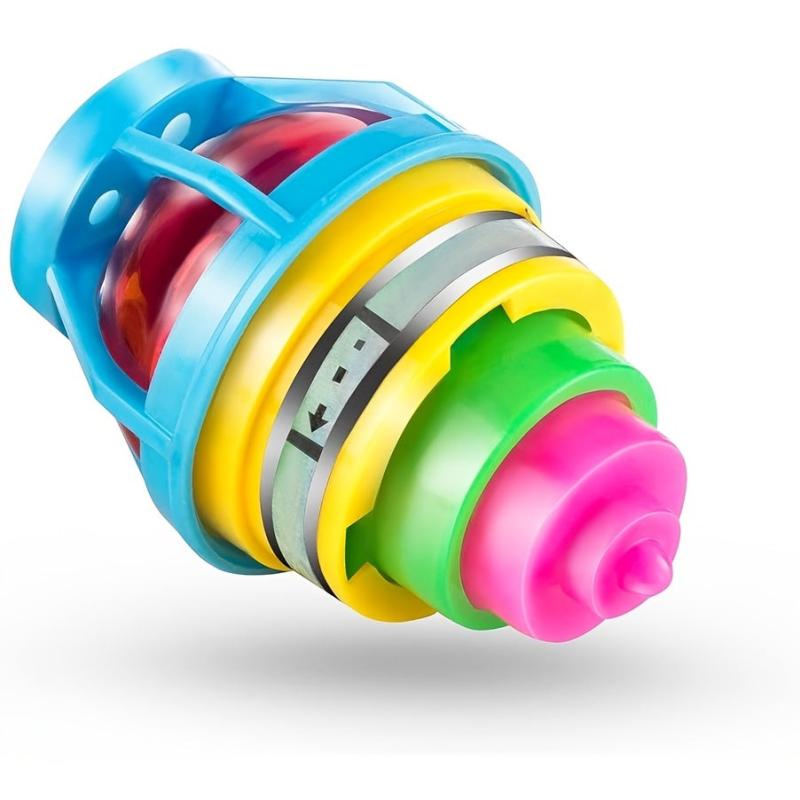 Luminous Spinning Tops Ejection Toy Flashing Led Gyroscope Classic Toys