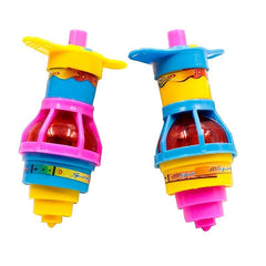 Luminous Spinning Tops Ejection Toy Flashing Led Gyroscope Classic Toys