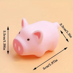 10pc Cartoon Pig Stress Relief Toys