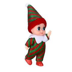 Christmas Elf Dolls Tree Decorations For Dollhouse, Holiday Figure Dolls