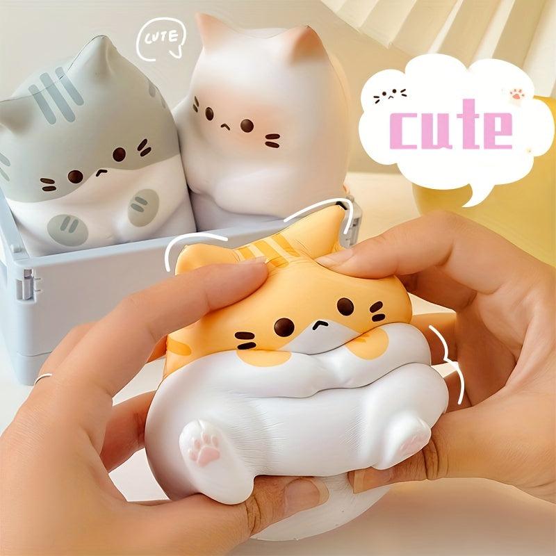 Cat Decompression Toy Slow Rebound Cartoon Ventilating Animal