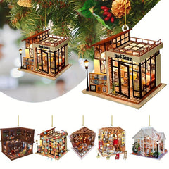Christmas Tree Decoration Pendant Car Decoration Acrylic Pendant