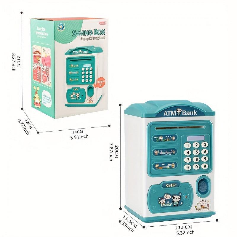 Fingerprint Piggy Bank Money Saving Box Toy Gift For Kids