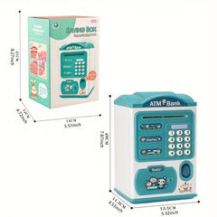 Fingerprint Piggy Bank Money Saving Box Toy Gift For Kids