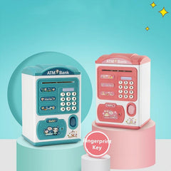 Fingerprint Piggy Bank Money Saving Box Toy Gift For Kids