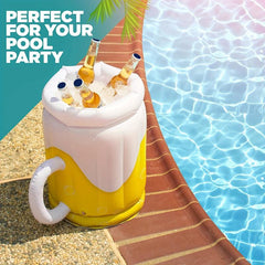 Inflatable Ice Bucket Beer Cup Ice Bar Water Drink Plate