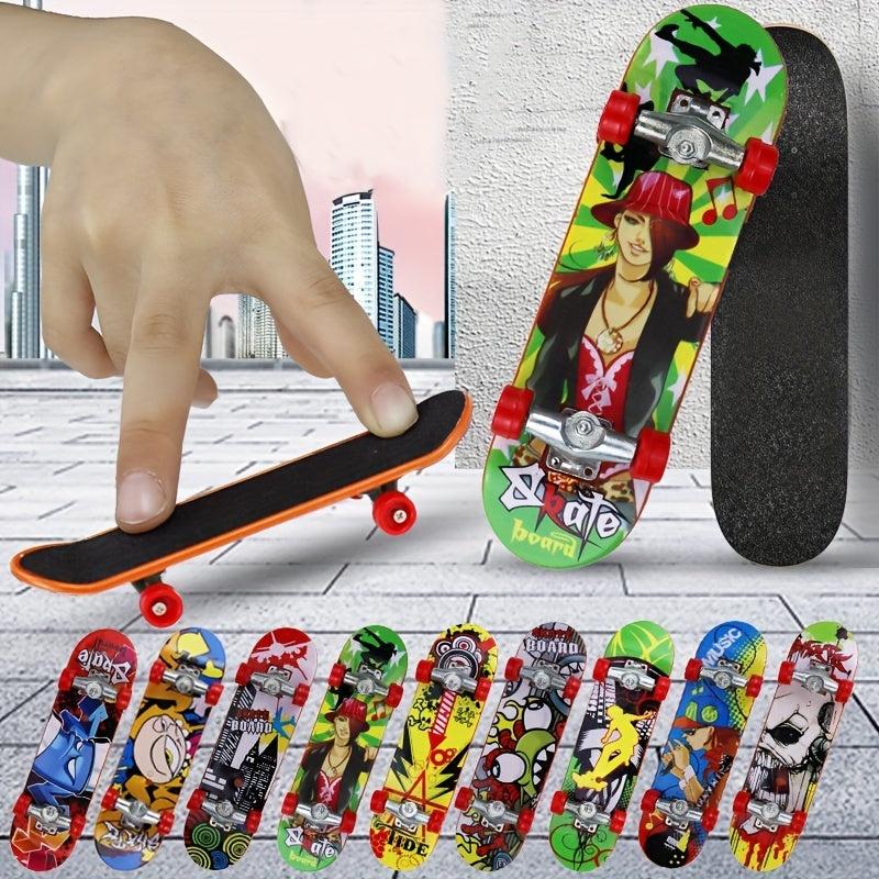 Mini Finger Skateboard Floor Toy Desktop Stress Relief Toy
