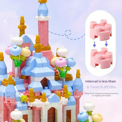 556pcs Mini Castle Building Block Set - Educational Toys for Kids and Adults