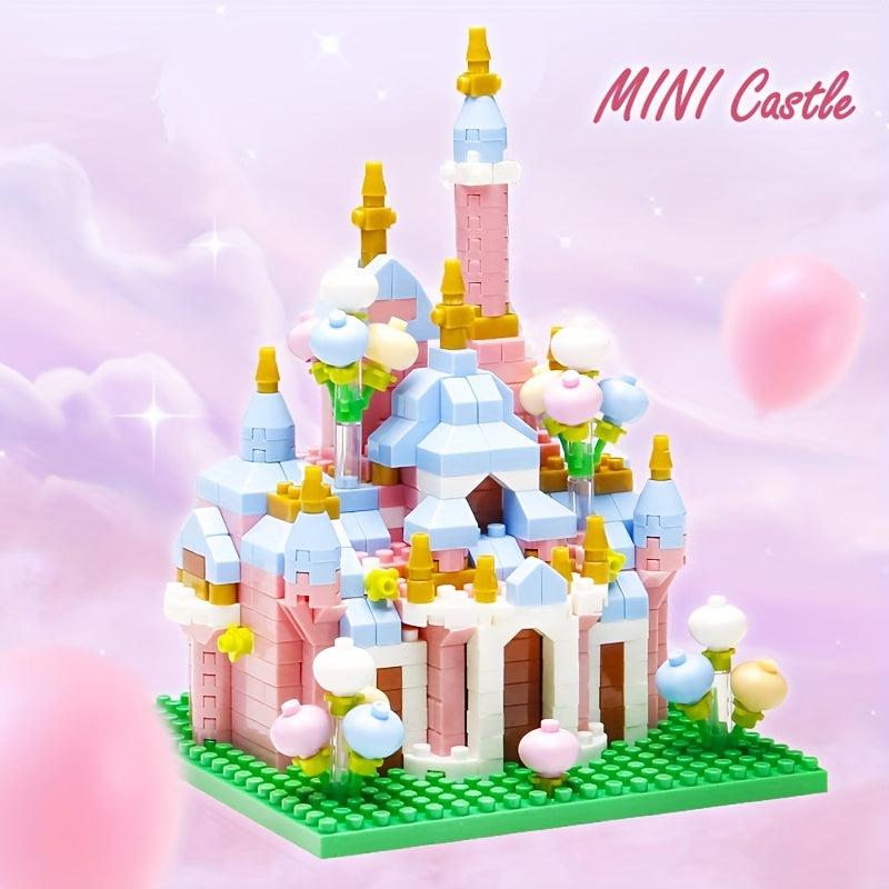 556pcs Mini Castle Building Block Set - Educational Toys for Kids and Adults
