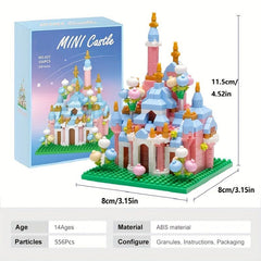 556pcs Mini Castle Building Block Set - Educational Toys for Kids and Adults