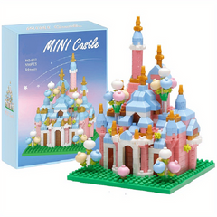 556pcs Mini Castle Building Block Set - Educational Toys for Kids and Adults