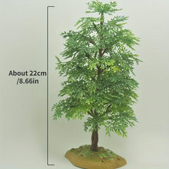 Micro Landscape Plastic Trees Set for Garden Table Decoration