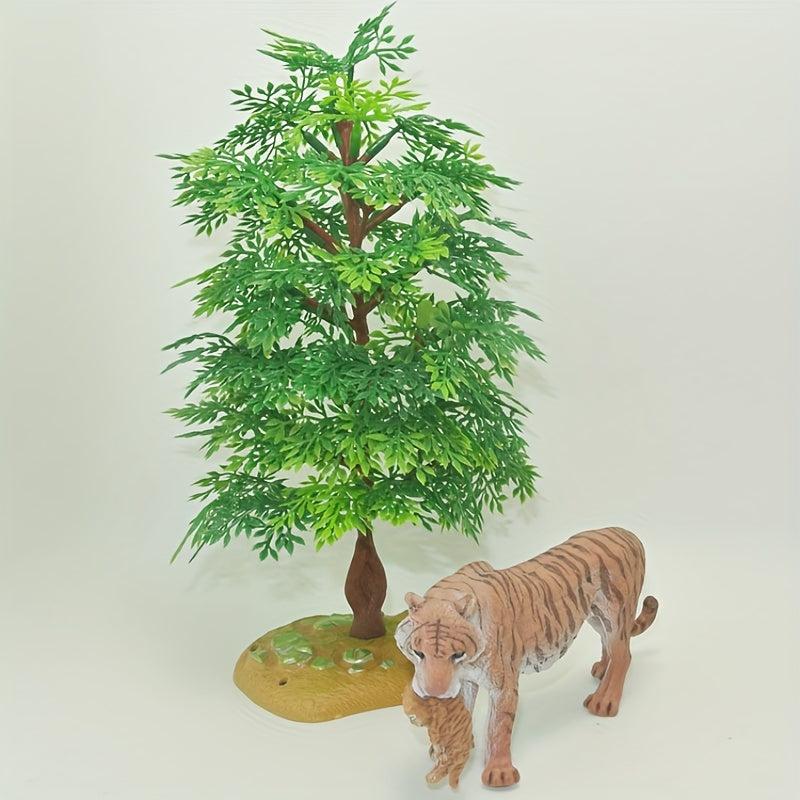 Micro Landscape Plastic Trees Set for Garden Table Decoration