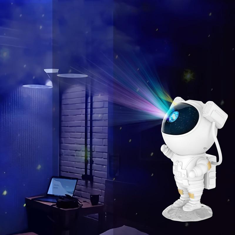 Astronaut Star Projector Night Light with Nebula for Bedroom