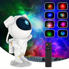 Astronaut Star Projector Night Light with Nebula for Bedroom