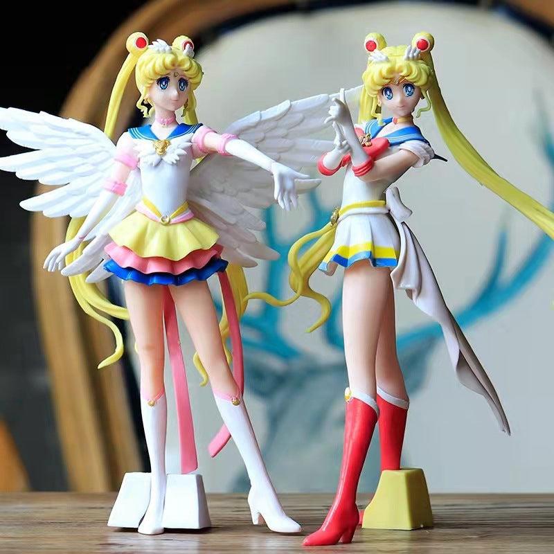 Cartoon Girl Ice Moon Hare Anime Doll Ornaments