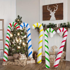 Giant Candy Cane Inflatable Christmas Decoration