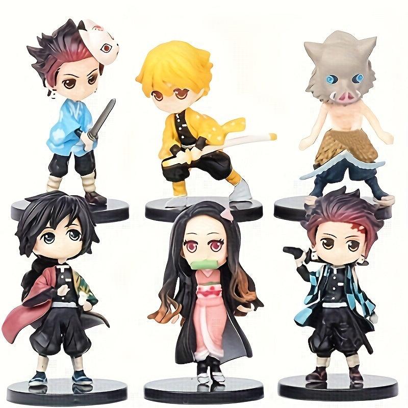6pcs Anime Action Figure Ideal Halloween Christmas Gift