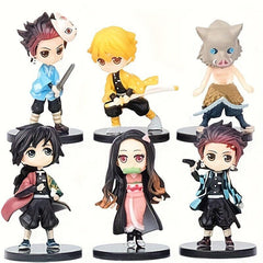 6pcs Anime Action Figure Ideal Halloween Christmas Gift