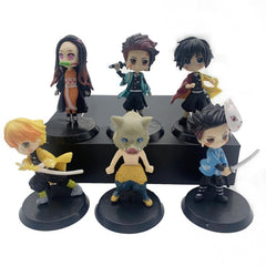 6pcs Anime Action Figure Ideal Halloween Christmas Gift