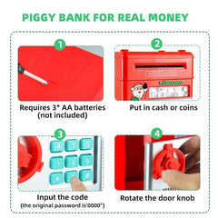 Musical Piggy Bank Toy - Ideal Christmas & Birthday Gift