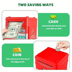 Musical Piggy Bank Toy - Ideal Christmas & Birthday Gift