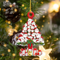 Christmas Dog Pendant Toy Decoration with Physical Presence Variation