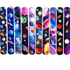 10pcs Space Series Papa Circle Bracelet Starry Sky Shooting Circle Bracelet