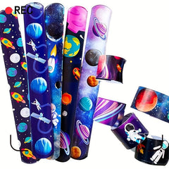 10pcs Space Series Papa Circle Bracelet Starry Sky Shooting Circle Bracelet