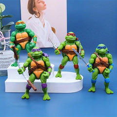 6Pcs Turtle Doll Figure Car Interior Ornaments - Anime Fans Gift