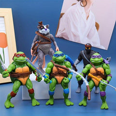 6Pcs Turtle Doll Figure Car Interior Ornaments - Anime Fans Gift