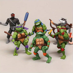 6Pcs Turtle Doll Figure Car Interior Ornaments - Anime Fans Gift