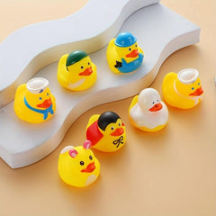 5pcs Yellow Duck Bath Toys for Kids & Babies