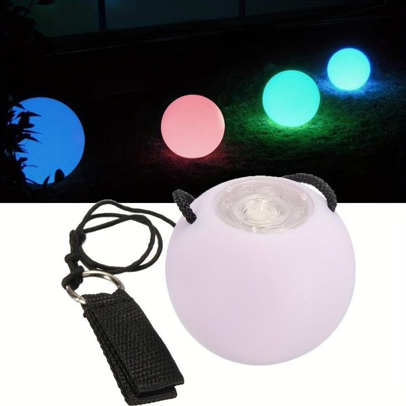 LED Light Hand Shake Ball Button Colorful Light Shake Ball Flash Ball