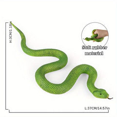 Funny and Scary Toy Snake Soft Rubber Snake Model for Wild Animal Ornament Props