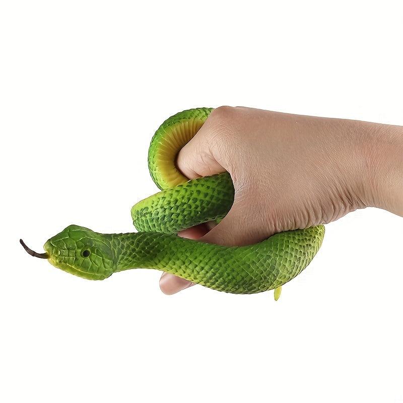 Funny and Scary Toy Snake Soft Rubber Snake Model for Wild Animal Ornament Props