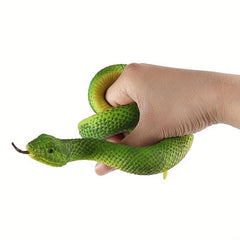 Funny and Scary Toy Snake Soft Rubber Snake Model for Wild Animal Ornament Props