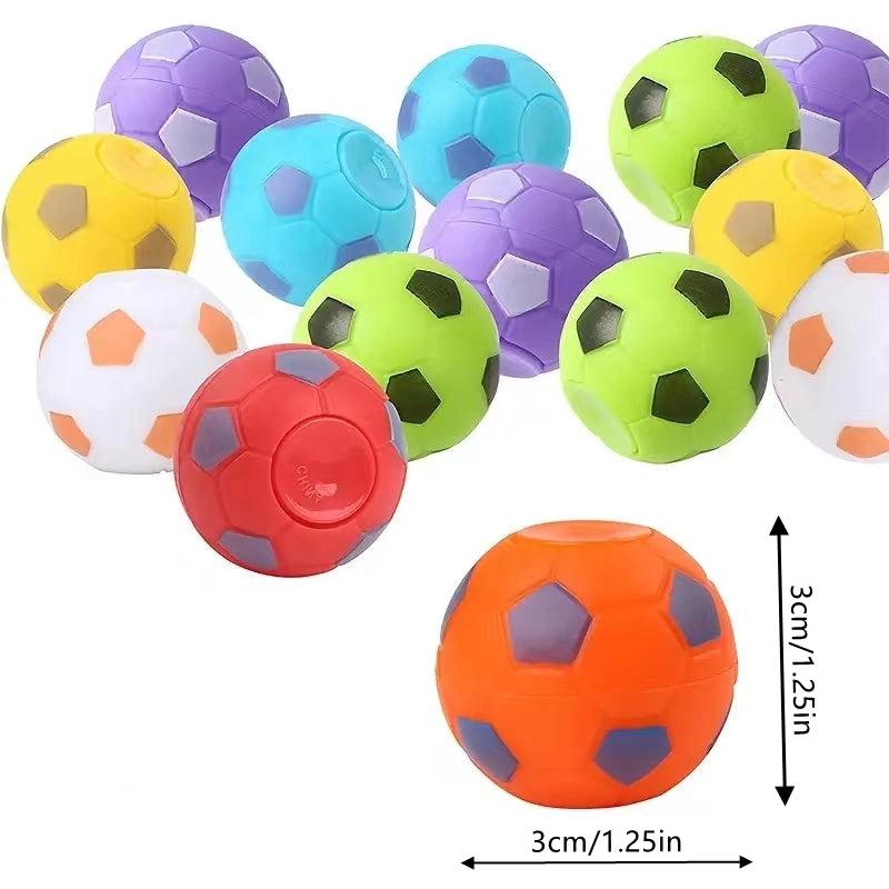 10pcs Soccer Fidget Spinner Balls for Kids and Adults