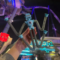 Funny Telescopic Tube Toy Cartoon Suction Cup Toy