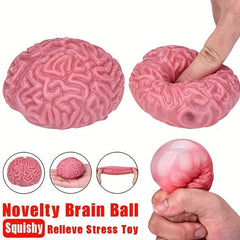 Soft Rubber Simulation Brain Decompression Squeeze Ball