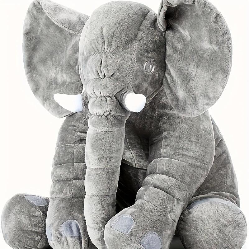 Grey Elephant Plush Toy Stuffed Animal Toy for Halloween Thanksgiving Christmas