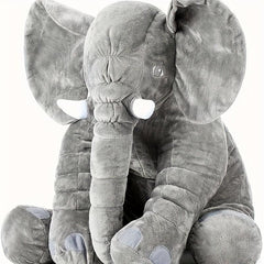 Grey Elephant Plush Toy Stuffed Animal Toy for Halloween Thanksgiving Christmas
