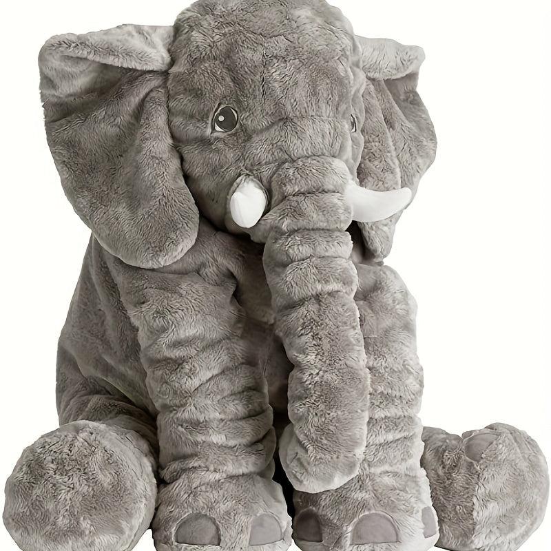Grey Elephant Plush Toy Stuffed Animal Toy for Halloween Thanksgiving Christmas