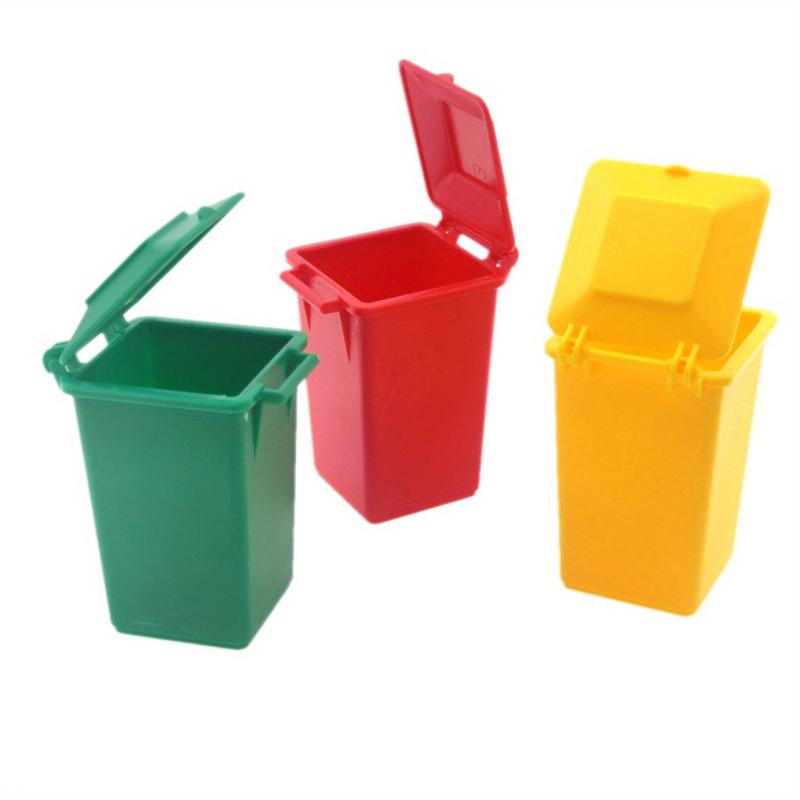 Trash Can Fliptable Desk Toy for Creative Workspace Fun