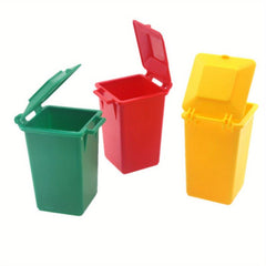Trash Can Fliptable Desk Toy for Creative Workspace Fun