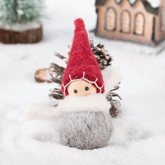 Christmas Decoration Doll Felt Pendant Fabric Dress Up